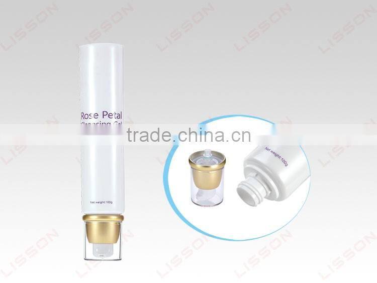 Cleansing Gel Round Plastic Tube With Airless Pump Head