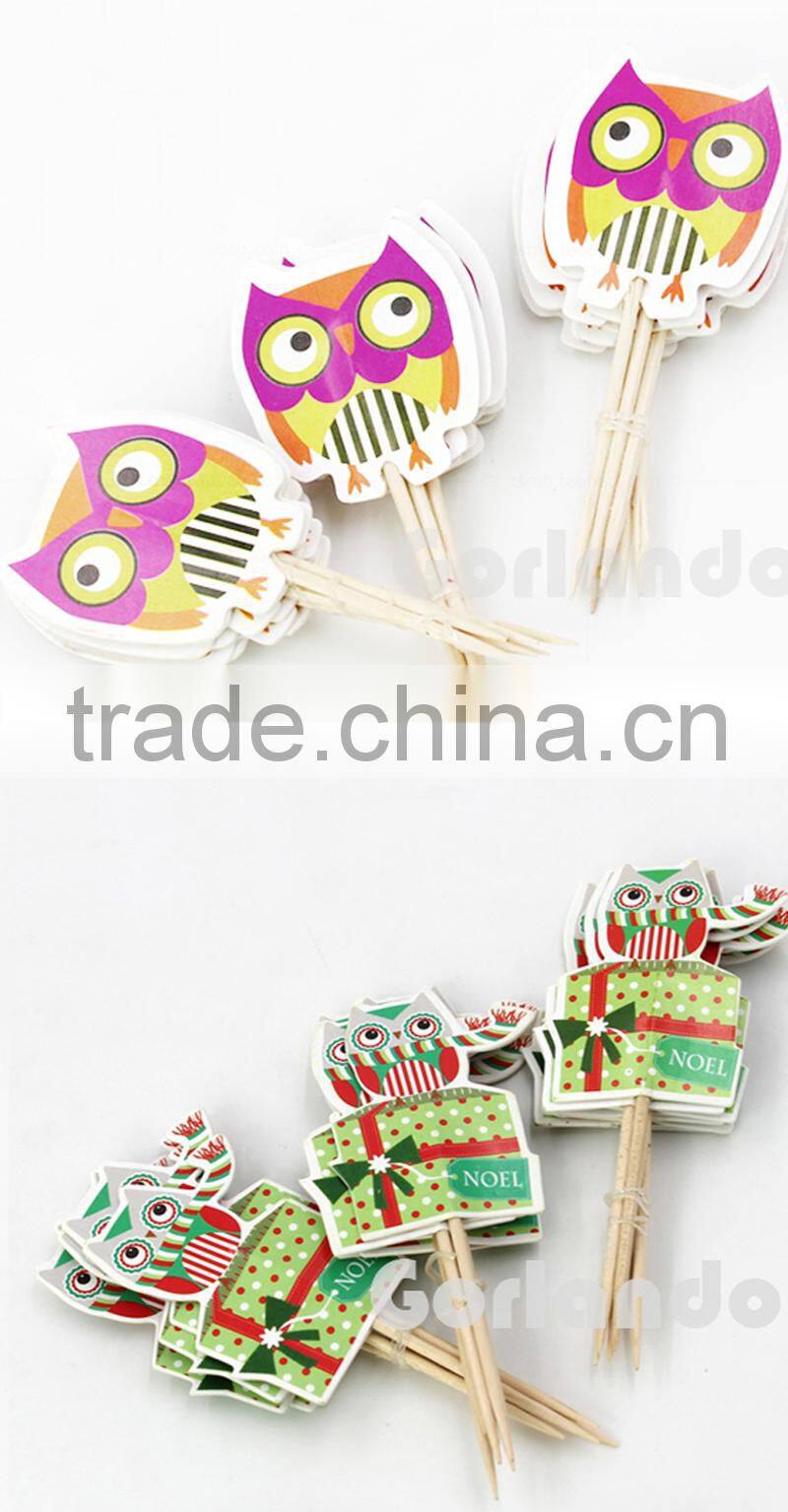 night owl custom toothpick flags