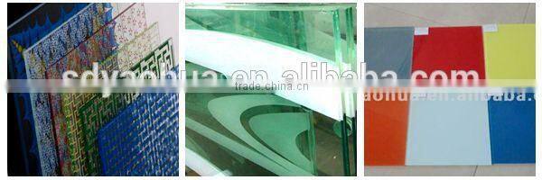 alibaba china technology toughened screen print on glass