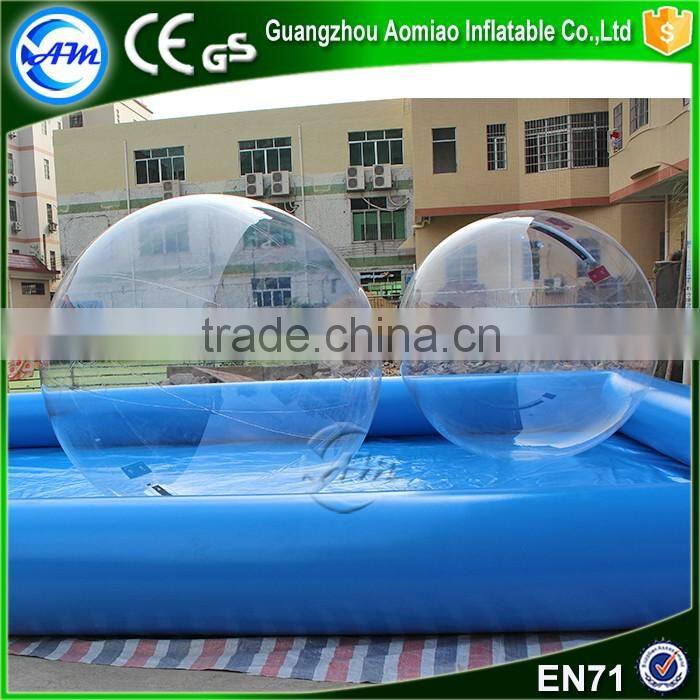 Giant inflatable clear ball human water bubble ball water polo ball for water game