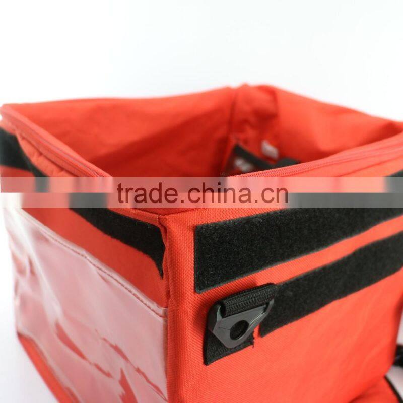 2016 Red color cooler bag Portable PVC lunch Bag Insulated Cooler Ice Bag Hand in china