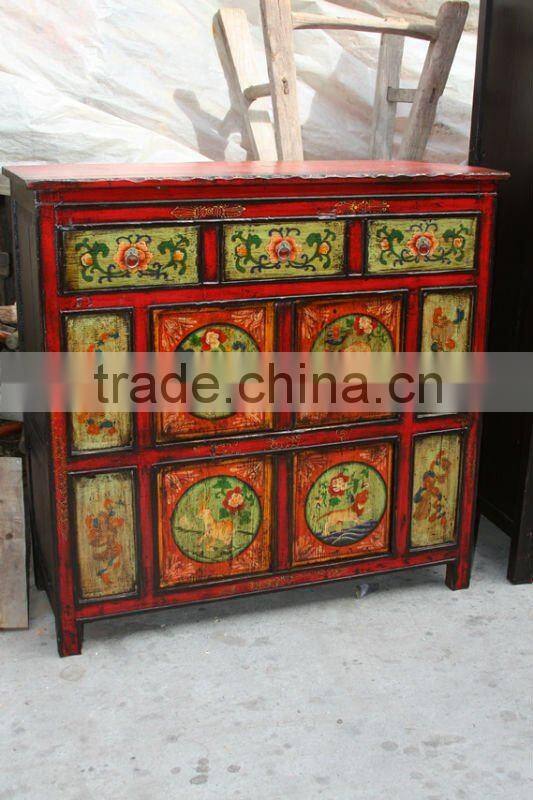 chinese antique Mongolia cabinet