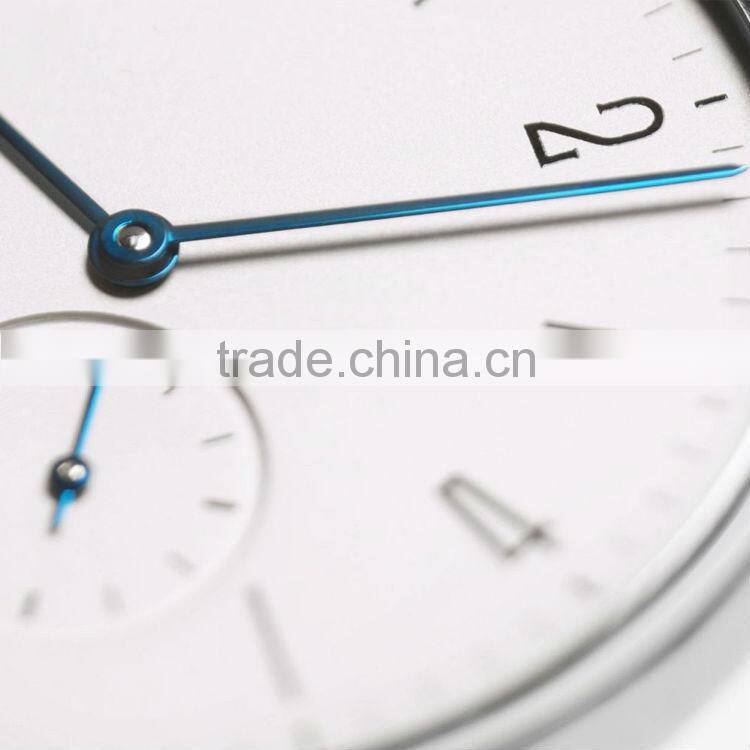 Mechanical watch movement calibre sapphire glass watch small second hand 38mm case diameter stainless steel case