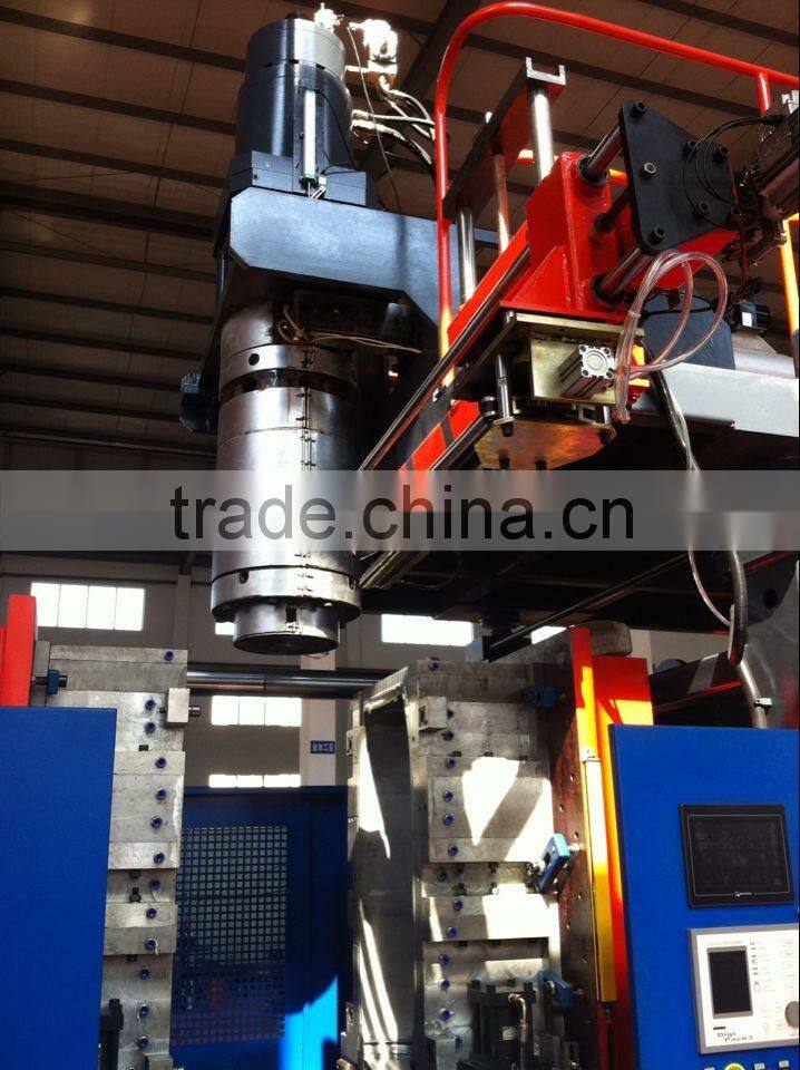 accumulating blow molding machine, 120L drum plastic blowing machine, blow moulding machine for blue drums