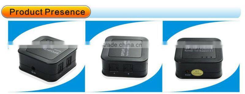 SPDIF/TosLink 1*3 audio amplifier