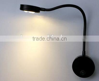 bedroom wall lights flexible led bedside wall lamp black aluminum light painting lamp bedside lamp Hotel
