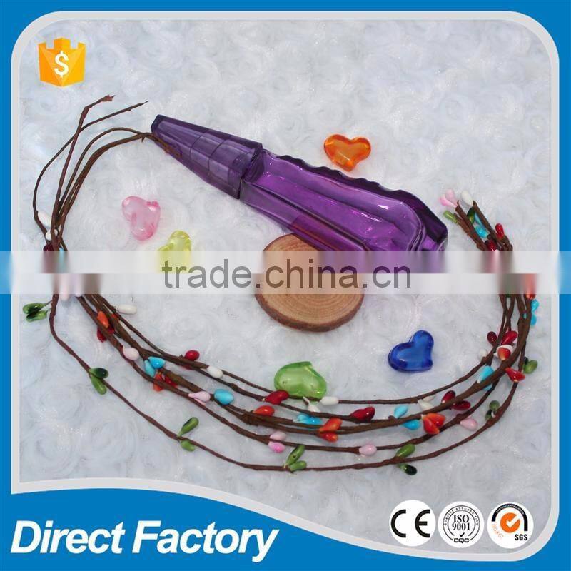 empty perfume bottle with transparent plastic cap