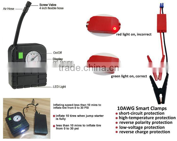 Charger Portable Car Jump Starter Jump Starter Power Station