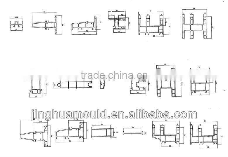 Extrusion WPC Wood Plastic Guard Rail Fence Die Mould