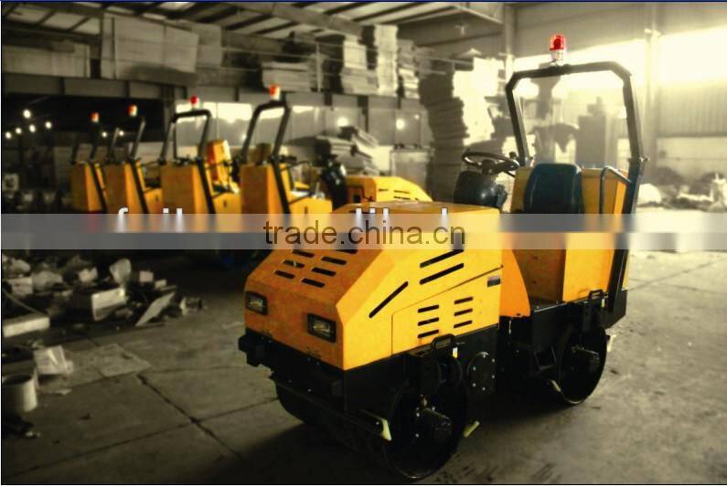 For sale good quality diesel engine electric start mini road roller price are reasonable