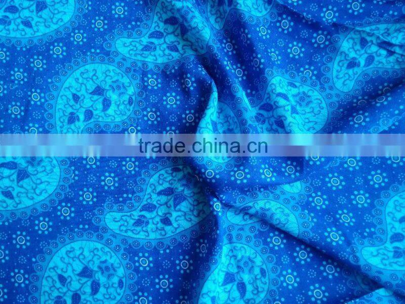 wholesale cheap reactive 100%printed spun rayon fabric