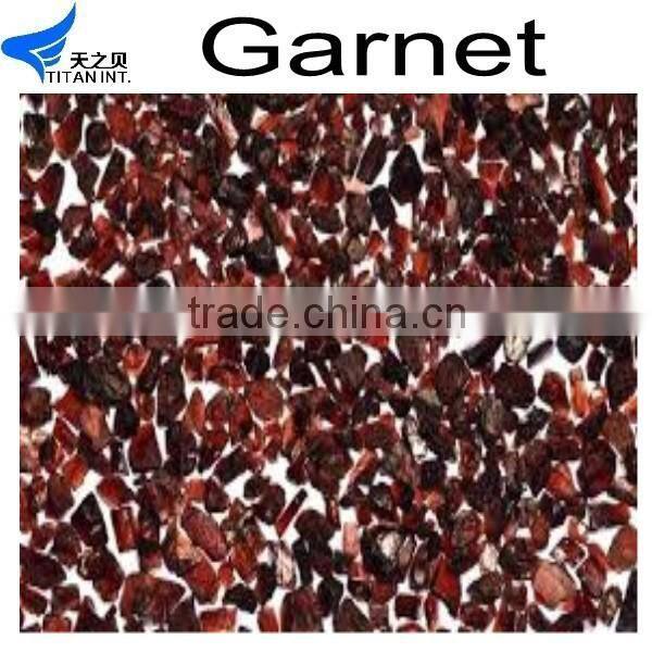 High hardness Garnet slag, garnet water jet cutting for Sandblasting for sand blasting with high quality