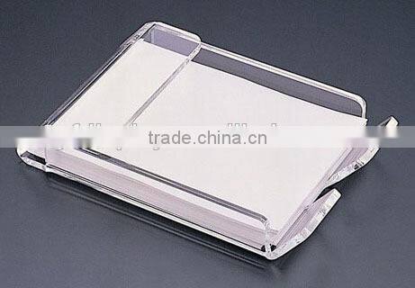Transparent Acrylic Memo Holder Paper Box