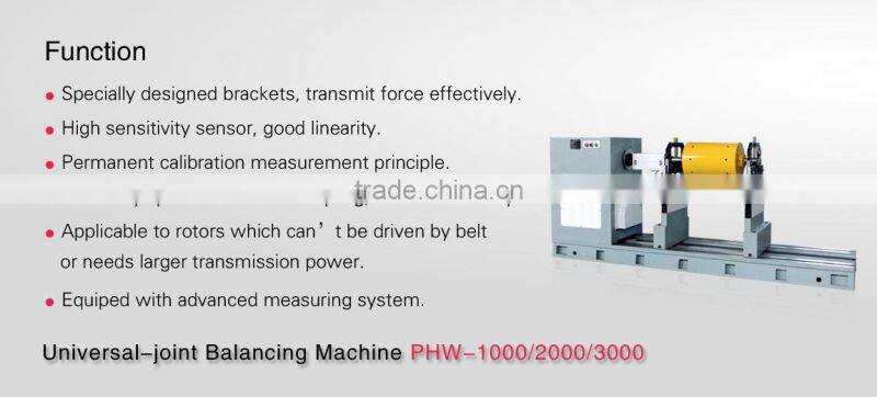 High quality Horizontal Balancing Machine for Fan