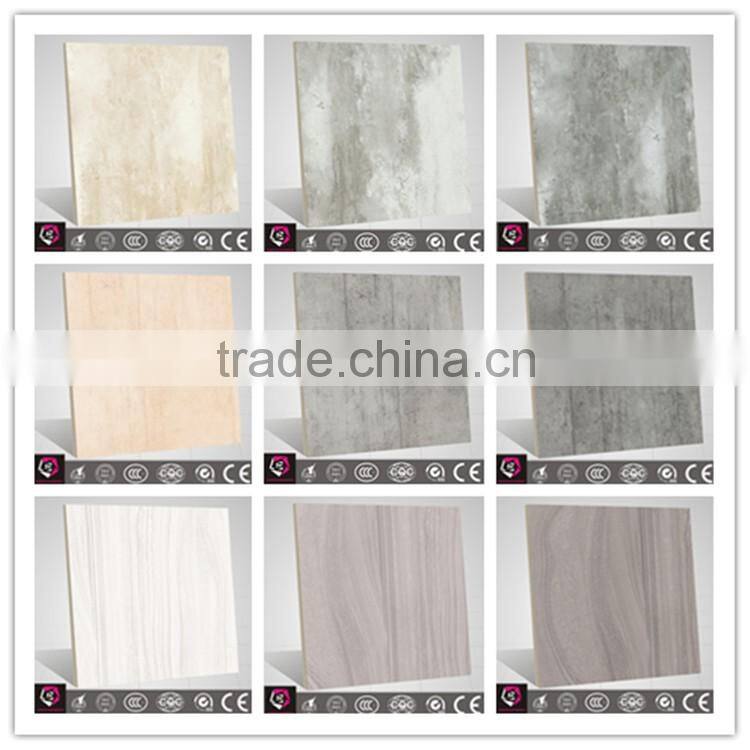 30x30 Light grey golden line stone look ceramic tile for bathroom