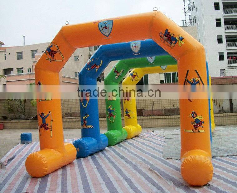 Outdoor inflatable arch advertising archway for sale