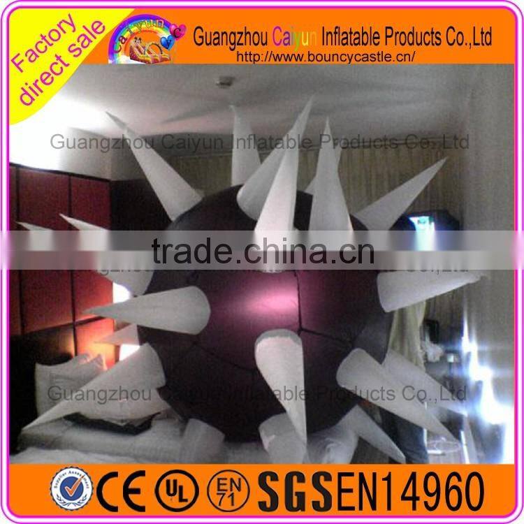 Cheap advertising inflatable LED light star for party decoration