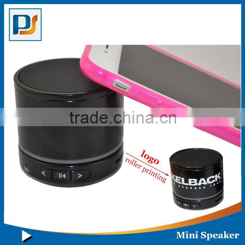 Bluetooth speaker with led light fm radio , mini speaker with OEM rolling printing logo bluetooth wiereless speaker