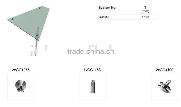 Stainless Steel Tempered Glass Canopy "ELITE"