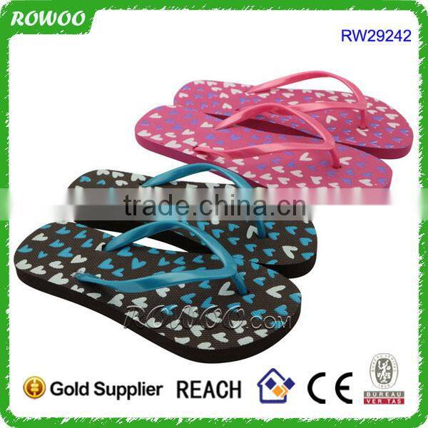 Womens plastic digital printed eva slippers