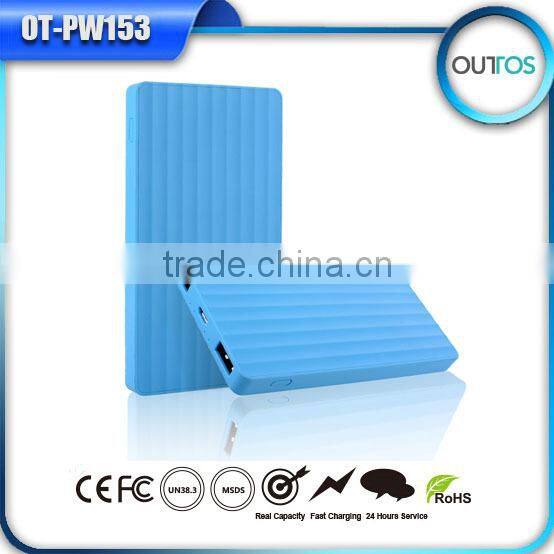 Wholesale Shenzhen mobile power supply slim polymer power bank 4000mah