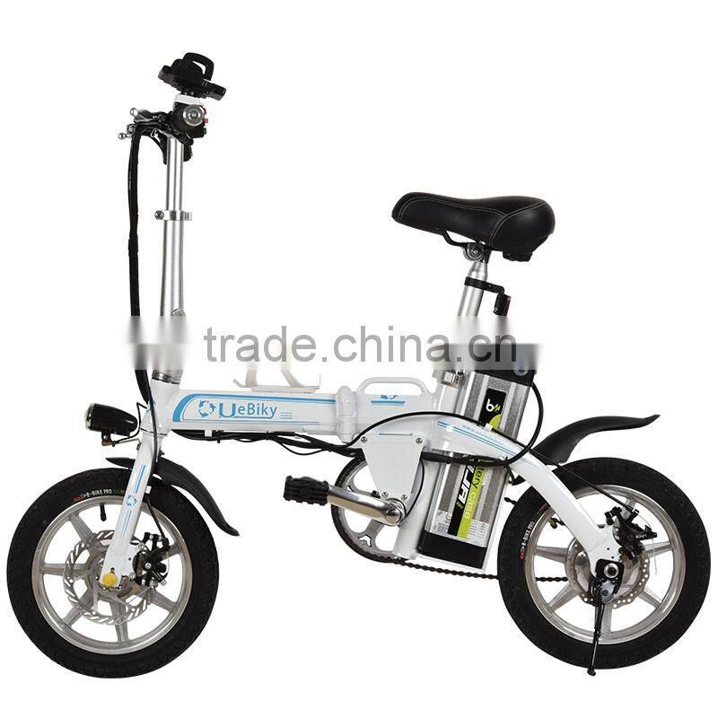 Mini Portable Folding Electric Bike / Electric Bicycle 14 inch Made in Shenzhen, China
