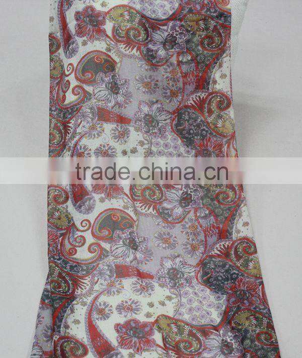 new product in 2014 fashion digital print 100% cashmere scarf new product