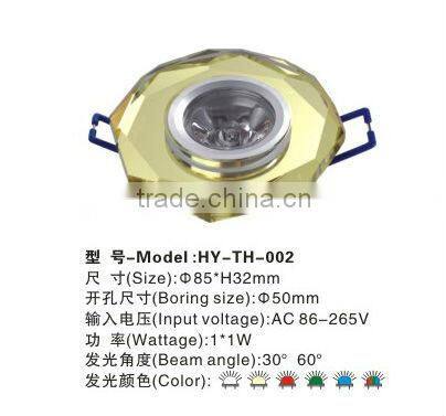 Round Led Crystal Led downlight ceiling downlighting