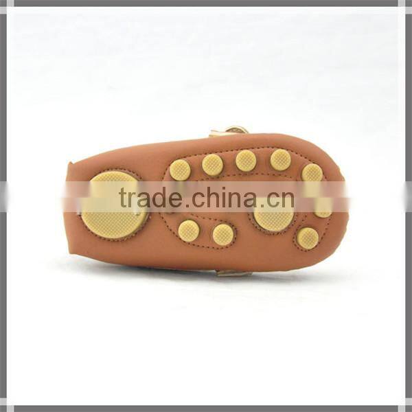 2014 Newest fashion soft sole baby moccasin shoes for girl