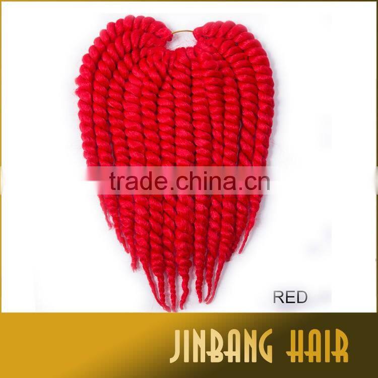 2016 Hot Selling Products 2X Havana Mambo Twist Crochet Braids With Synthetic Hair