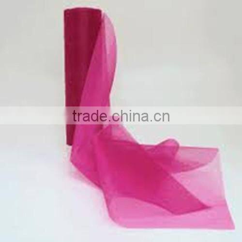 Hot Sale Transparent Snow Organza Fabric