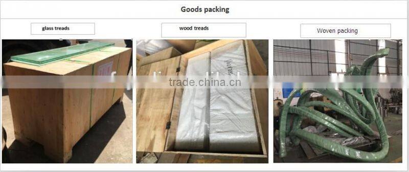 Wood stairs , Floating staircase, hidden stringer stair--YUDI