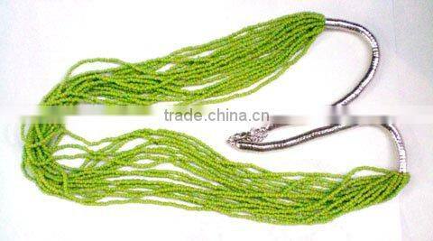 jewelry, glass mini beads handmade beads necklace