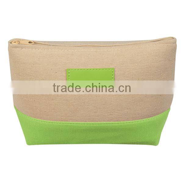 Promotional Allure jute Cosmetic Bag/makeup bags