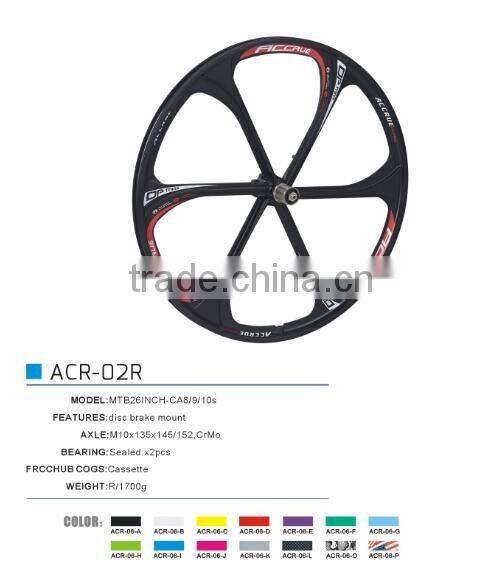 2016 fixie gear wheelset 700c alloy bike colorful aero spoke wheel Bicycle wheel set*