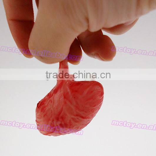 hot sale sticky organ disgusting TPR toys