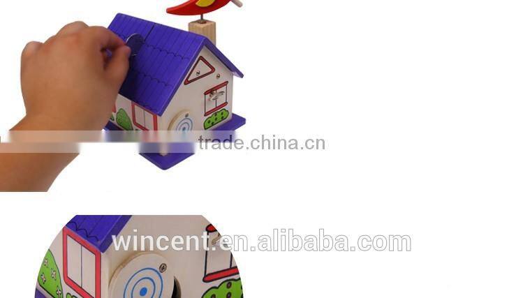Multifunction DIY Painting Wooden Music Box & Piggy Bank Toy