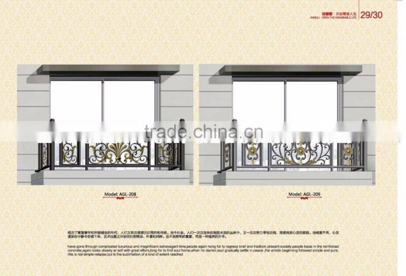 High quality anti-rust Aluminium Porch Railings / Handrails