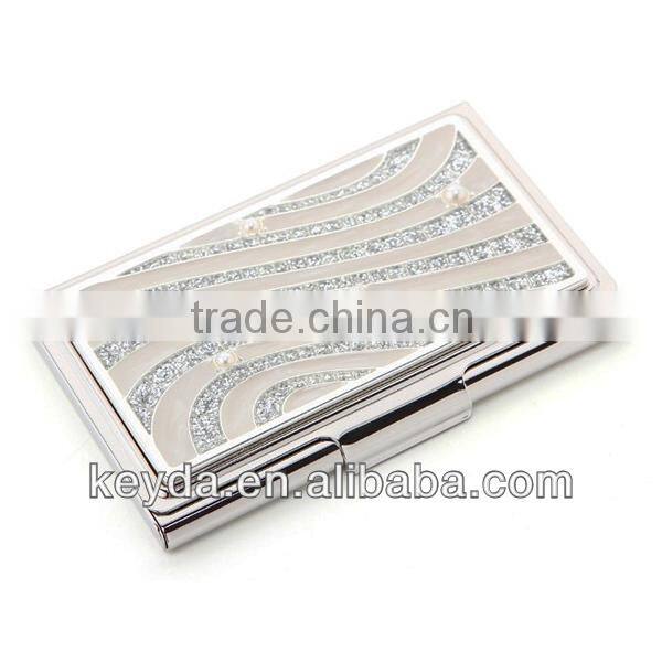 Hot selling diamond vertical business card holder china manufacturer