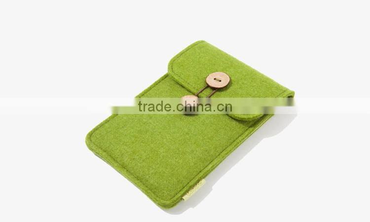 Mobile Phone Bags Case Cover Wool Felt Wallet phone bag For iPhone 6 Plus 5.5 inch For Samsung Note 3 4 case