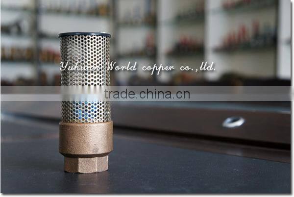 WD-1307 Bronze Spring Check Valve Foot Valve with net