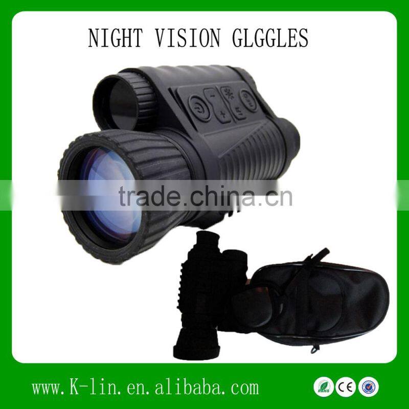 720P Infrared Night Vision IR Monocular Telescope 6X50 Zoom Record DVR