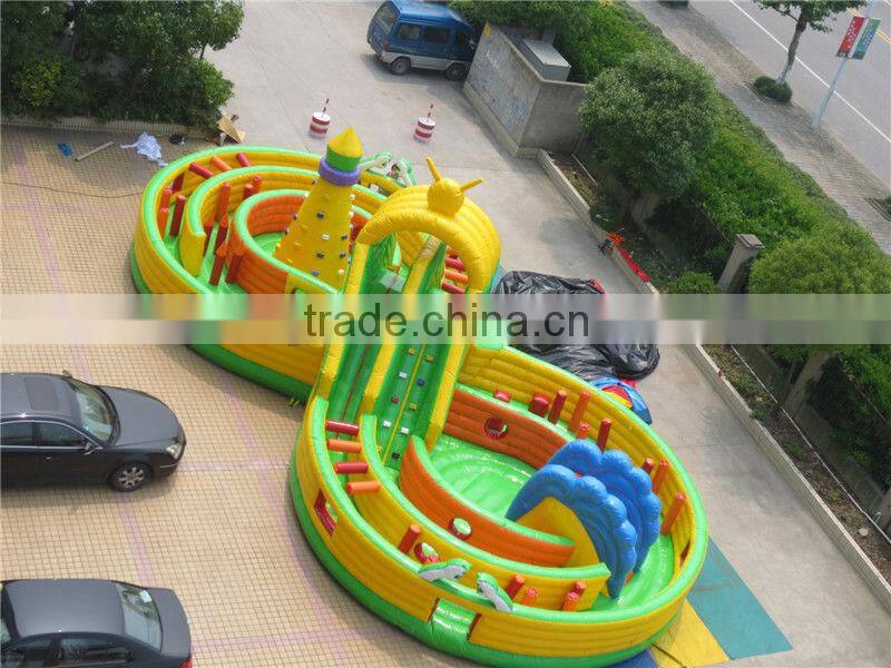 Outdoor Adult Inflatable Obstacle Course for Sale