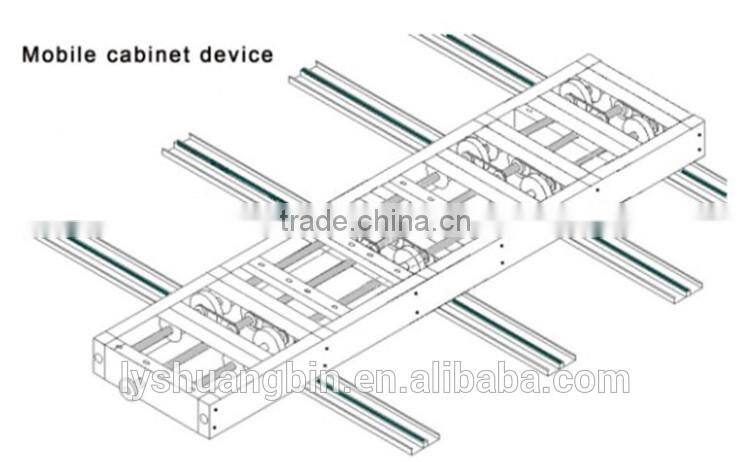 Mobile government/bank/company/office/hospital/college documents storage metal mass shelf