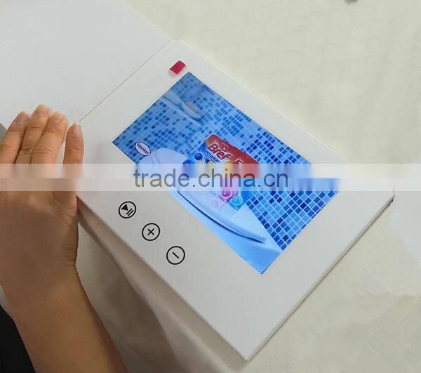 hot sale video greeting card with 2.4", .4.3" , 5", 7", 9", 10" LCD screen