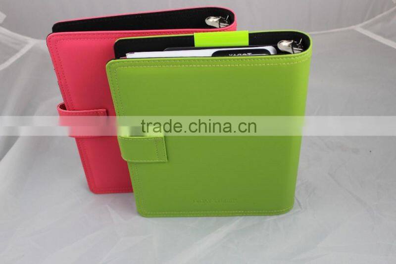 2016 hot seling organizer notebook,custom notebook with button close