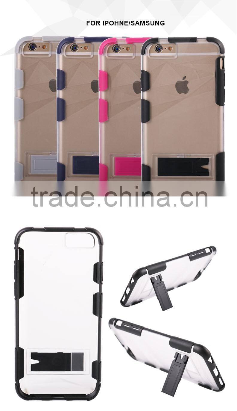 Wholesale sublimation clear pc phone back cover for iphone 6