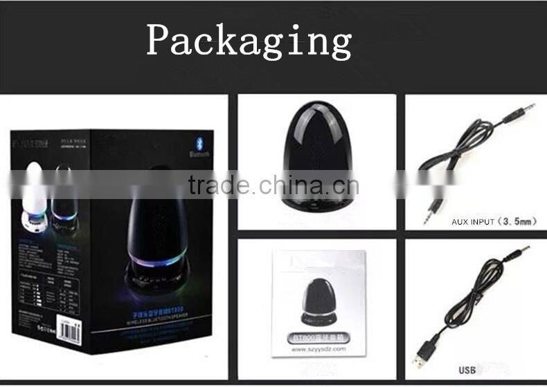 Online Shopping Use Wireless Subwoofer Stereo Audio Bullet LED Light Bluetooth Speaker