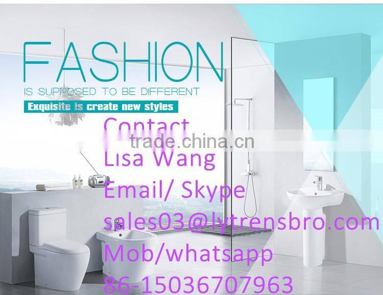 European standard oval sink washing basin with half pedestal TGP-1003