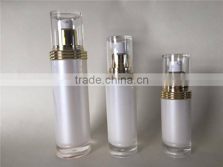 Acrylic empty cosmetic body lotion bottle